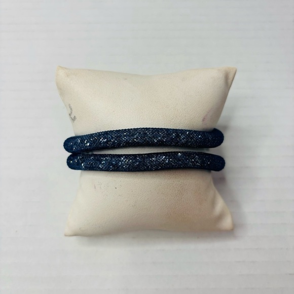 SWAROVSKI Stardust Blue Double Bracelet - Picture 1 of 7